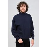 Erkek Lambswool Yarım Balıkçı Kazak 0593161 Lacivert - XL