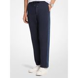 Erkek Lastikli Bağlamalı Bel Daralan Paça Regular Fit Lacivert Pantolon CF552Q65MF-MIDNIGHT
