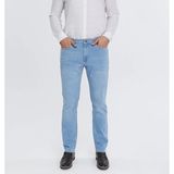 Erkek Likralı Erkek Boru Paça Kot Pantolon Erkek Kot Pantolon - Buz Mavi - 31
