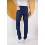 Erkek Likralı Erkek Boru Paça Kot Pantolon Erkek Kot Pantolon - Lacivert-002 - 32