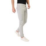 Erkek Likralı Esnek Pamuklu Chino Pantolon 105 (Gri, 32)