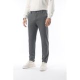 Erkek Likralı Kumaş Pantolon Mevsimlik Gri Slim Fit - Dört Cepli & Regular Siluet