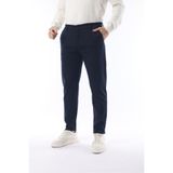 Erkek Likralı Kumaş Pantolon Mevsimlik Lacivert Slim Fit - Dört Cepli & Regular Siluet