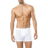 Erkek Likralı Pamuk Penye Boxer 6'lı 12020 - S - Beyaz