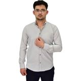 Erkek Likralı Spor Silim Fit Gömlek BGL-ST04326 - Gri