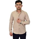 Erkek Likralı Spor Silim Fit Gömlek BGL-ST04326 - Taş