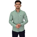 Erkek Likralı Spor Silim Fit Gömlek BGL-ST04327 - Elma