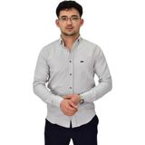 Erkek Likralı Spor Silim Fit Gömlek BGL-ST04327 - Gri