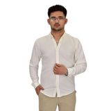 Erkek Likralı Spor Silim Fit Gömlek BGL-ST04331 BEYAZ XL