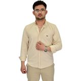 Erkek Likralı Spor Silim Fit Gömlek BGL-ST04332 TAŞ XL