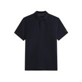 Erkek Liquid Cotton Tipped Slim Lacivert Polo Yaka T-Shirt