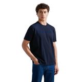 Erkek Logo Baskılı Bisiklet Yaka Normal Kesim Lacivert T-Shirt 14311638-050