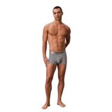 Erkek Logo Etiketli Elastik Bel Bantlı Gri Boxer LV00NB4127-2RN