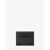 Erkek Logolu Deri Kart Bölmeli Günlük Kullanım Siyah Cüzdan 39R6SHDD2L-BLACK