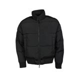 Erkek Logolu Fermuar Kapamalı Cepli Kışlık Siyah Mont 6R1B75 1NFEZ-0999