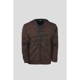 Erkek Logolu Kapüşonlu Uzun Kollu Günlük Kullanım Kahverengi Sweatshirt 50519765-213