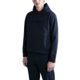 Erkek Logolu Kapüşonlu Uzun Kollu Günlük Kullanım Lacivert Sweatshirt 13311811-013