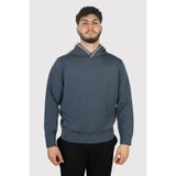 Erkek Logolu Pamuklu Kapüşonlu Uzun Kollu Açık Mavi Sweatshirt 6D1M99 1JRRZ-09T6