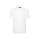 Erkek Logolu Polo Yakalı Kısa Kollu Düğmeli Beyaz Polo Yaka T-Shirt 3D1FM8 1JORZ-0101