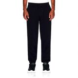 Erkek Logolu Streç Pamuklu Regular Fit Normal Bel Jogger Siyah Eşofman Altı XM001301 AF10818-UC001