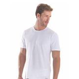 Erkek Loose Fit 2'li Beyaz Kısa Kol T-Shirt 9638 BEYAZ M