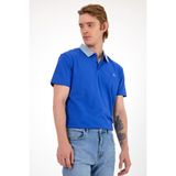 Erkek Marco Safir Regular Fit Jean Yaka Detaylı Pike Tişört - XL