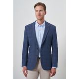 Erkek Marine Dokuma Dynamic Fit Mono Yaka Ceket