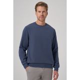 Erkek Marine Trend Bisiklet Yaka Sweatshirt