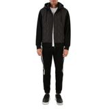 Erkek Marka Logo Detaylı Kapşonlu İpli Siyah Sweatshirt 50494631-001