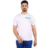 Erkek Marka Logo Detaylı Regular Fit Kısa Kollu Beyaz T-Shirt 23411092-010