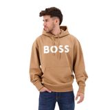 Erkek Marka Logo Detaylı Regular Fit Uzun Kollu Bej Sweatshirt 50496661-260