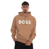 Erkek Marka Logo Detaylı Regular Fit Uzun Kollu Bej Sweatshirt 50496661-260
