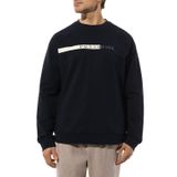 Erkek Marka Logo Detaylı Regular Fit Uzun Kollu Lacivert Sweatshirt 24411896-013