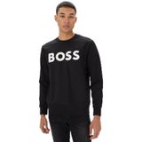 Erkek Marka Logo Detaylı Regular Fit Uzun Kollu Siyah Sweatshirt 50496642-001