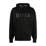 Erkek Marka Logo Detaylı Regular Fit Uzun Kollu Siyah Sweatshirt 50496661-002