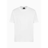 Erkek Marka Logolu Basic Bisiklet Yaka Kısa Kollu Beyaz T-Shirt 6D1TQ7 1JOCZ-01C7