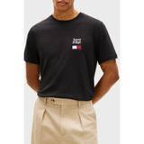 Erkek Marka Logolu Günlük Kullanıma Uygun Siyah T-Shirt MW0MW42367 BDS
