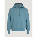 Erkek Marka Logolu Pamuklu Normal Kalıp Günlük Mavi Sweatshirt J30J324629-CFQ