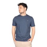 Erkek Marka Logolu Pamuklu Normal Kalıp Günlük Mavi T-Shirt 24411014-013