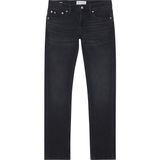 Erkek Marka Logolu Rahat Streç Denim Alçak Belli Ince Bacaklı Beş Cepli Günlük Rahat Kullanıma Uygun Siyah Denim Jeans J30J324851-1BY - 29 / 32
