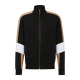 Erkek Marka Logolu Uzun Kollu Cepli Fermuar Kapamalı Siyah Sweatshirt 50512683-001