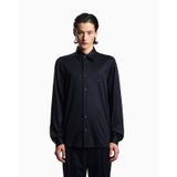 Erkek Marka Logolu Uzun Kollu Slim Fit Lacivert Gömlek EM004604 AF10017-UB118