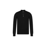 Erkek Marka Logolu Uzun Kollu Slim Fit Siyah Kazak 8N1F43 1M67Z-0999