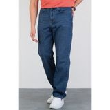 Erkek Mavi Baggy Fit Bol Kesim %100 Pamuk Denim Loose Jeans Kot Pantolon Leo - Orta Mavi - 31