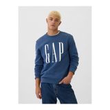 Erkek Mavi Gap Logo Fleece Sweatshirt