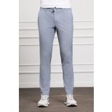 Erkek Mavi Poliviskon Trend İpli Jogger Slim Fit Dar Kesim Spor Pantolon