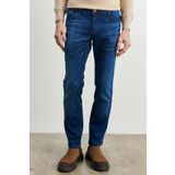 Erkek Mavi Slim Fit Dar Kesim Magic Denim Esnek Jean Kot Pantolon