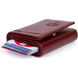 Erkek Mekanizmalı Kartlık ve Cüzdan NEW145 - Bordo