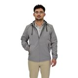 Erkek Mevsimlik Kapüşonlu Softjel Spor Mont 8077 BGL-ST04371 GRİ L