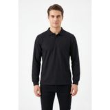Erkek Mevsimlik Polo Yaka Cepli Sweatshirt BGL-ST05366